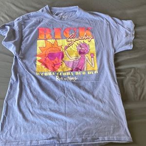 Purple Rick and morty shirt